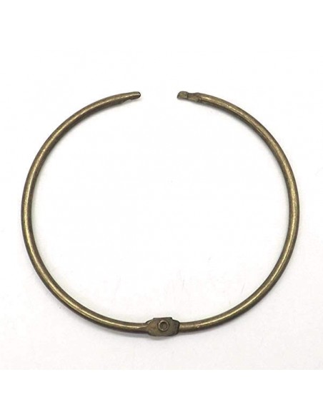 Anneau Ouvrable de 7.5 cm - Bronze - La Couserie Créative