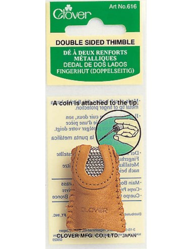 Dé en Cuir avec Renfort Métallique -...