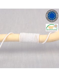 Élastique Rond 2 mm - BLANC 2