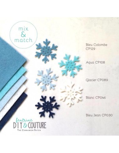 Feutrine "The Cinnamon Patch" - Glacier