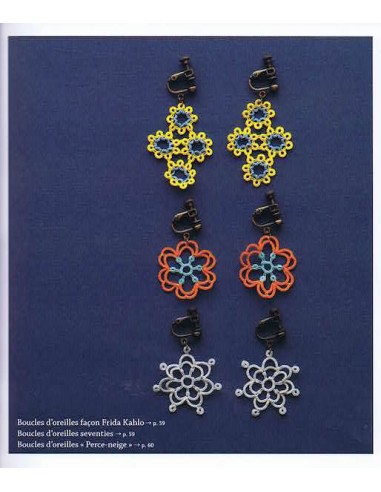 Bijoux de Fleurs en Frivolité - PEIKKO