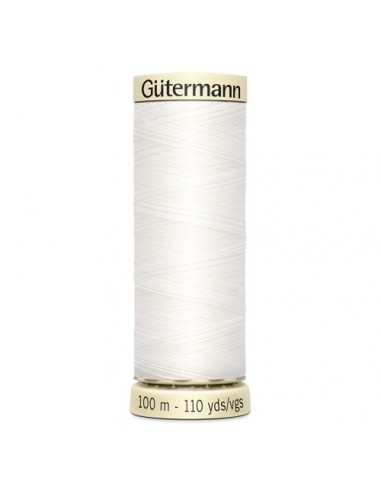 Fil à Coudre 100% polyester 100m Gütermann - BLANC 800