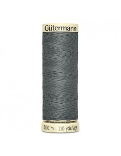 Fil à Coudre 100% polyester 100m Gütermann - GRIS FONCE 701