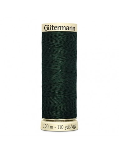 Fil à Coudre 100% polyester 100m Gütermann - VERT BOUTEILLE 472