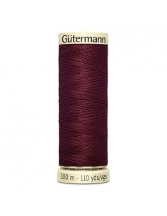 Fil à Coudre 100% polyester 100m Gütermann - BORDEAUX 369