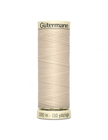 Fil à Coudre 100% polyester 100m Gütermann - BEIGE CLAIR 169