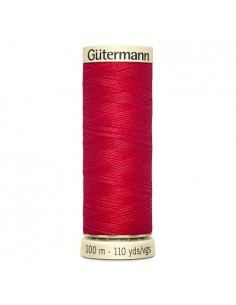 Fil à Coudre 100% polyester 100m Gütermann - ROUGE 156