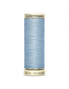 Fil à Coudre 100% polyester 100m Gütermann - BLEU CIEL 75