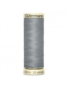 Fil à Coudre 100% polyester 100m Gütermann - GRIS 40