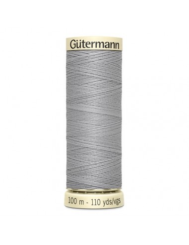 Fil à Coudre 100% polyester 100m Gütermann - GRIS CLAIR 38