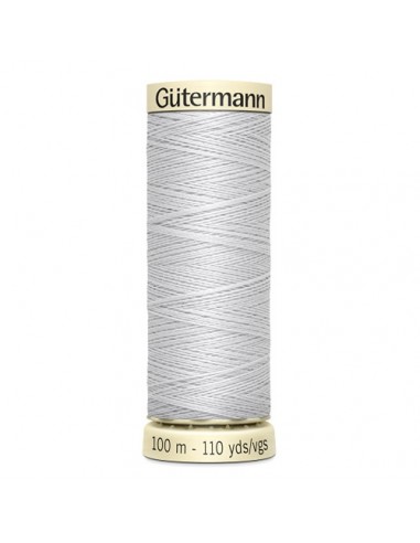Fil à Coudre 100% polyester 100m Gütermann - GRIS PERLE 8