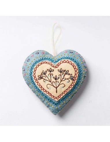 Mini Kit Feutrine "Cœur Brodé" -...