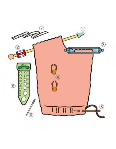 Kit d'Accessoires Tricot "KNIT MATE"...