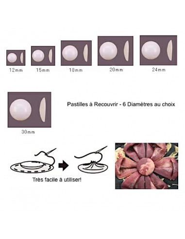 Pastilles à Recouvrir "Bouton...