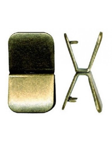 Lot 2 anneaux fermoir mousqueton pour anses de sacs 3cm / métal