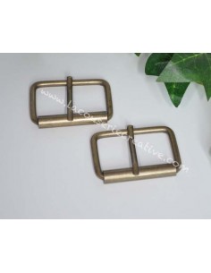 2 Boucles à Rouleau Bronze...