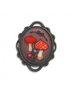 Pendentif Ovale Bronze - 3... 2