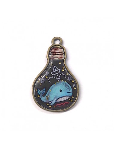 Pendentif "Ampoule" Bronze - 2...