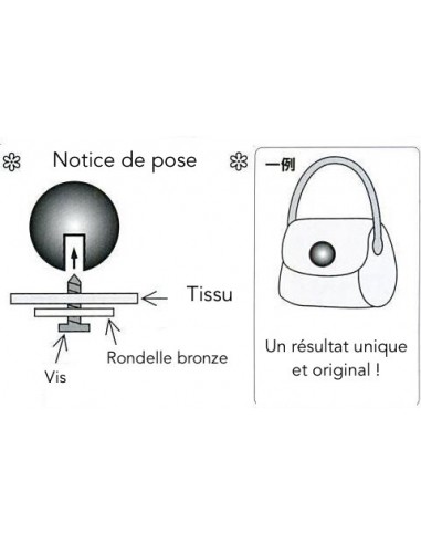 Pression Magnétique à Perle de 16 mm...