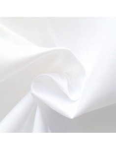 Tissu "POLY-COTON" Blanc -...