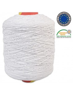 Élastique Rond 2 mm - BLANC