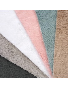6 Carrés de Tissu Éponge en...