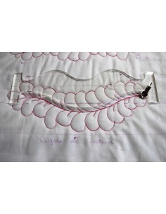 Règle "Vagues" pour Quilting & Matelassage 2